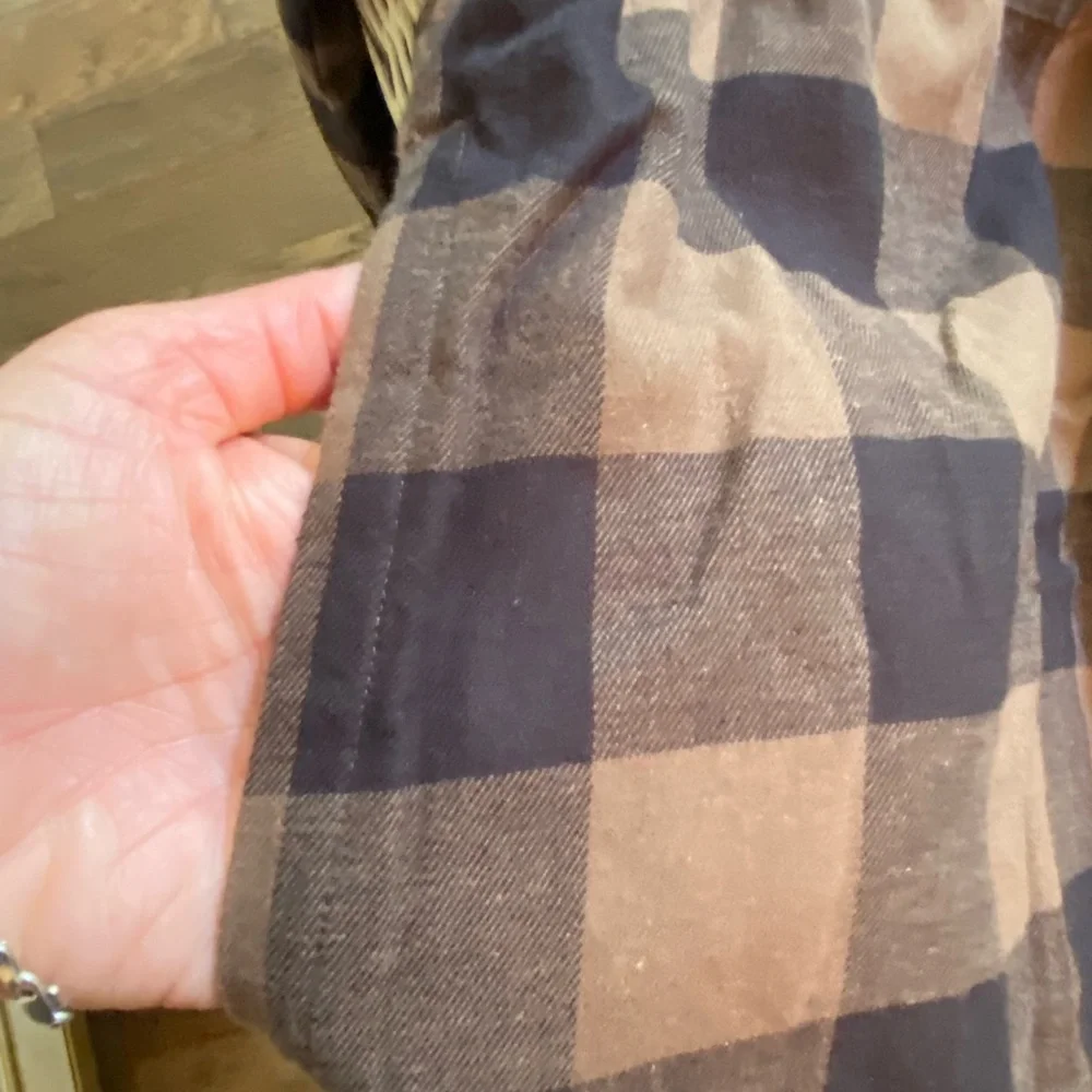 Quilted Flannel Coat - Picture 6 of 7